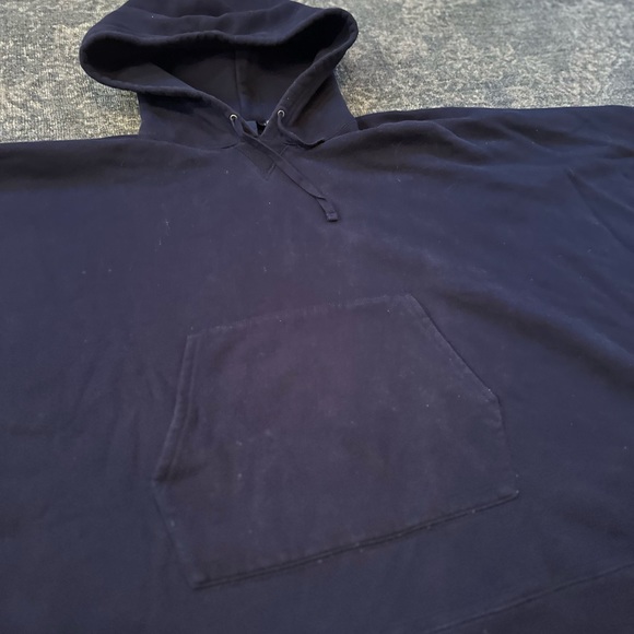 Ralph Lauren navy sweatshirt poncho - Picture 2 of 10